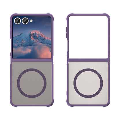 MagSafe-deksel for Samsung Galaxy Z Flip7 F766, Techsuit, HaloFrost II, Lilla
