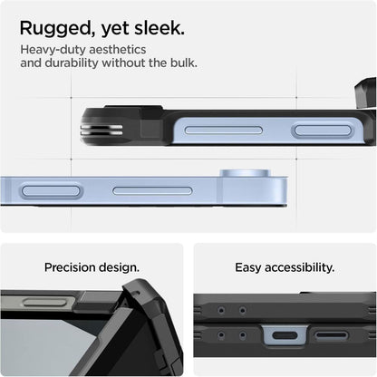 MagSafe-deksel for Samsung Galaxy Z Flip7 FE F761 / Z Flip6 F741, Spigen, Tough Armor Pro, Svart ACS09807