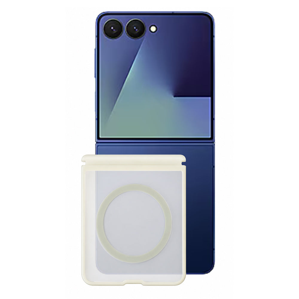 MagSafe-deksel for Samsung Galaxy Z Flip8 F776, Blueo, Skin Friendly Anti-Drop, Satinert grå