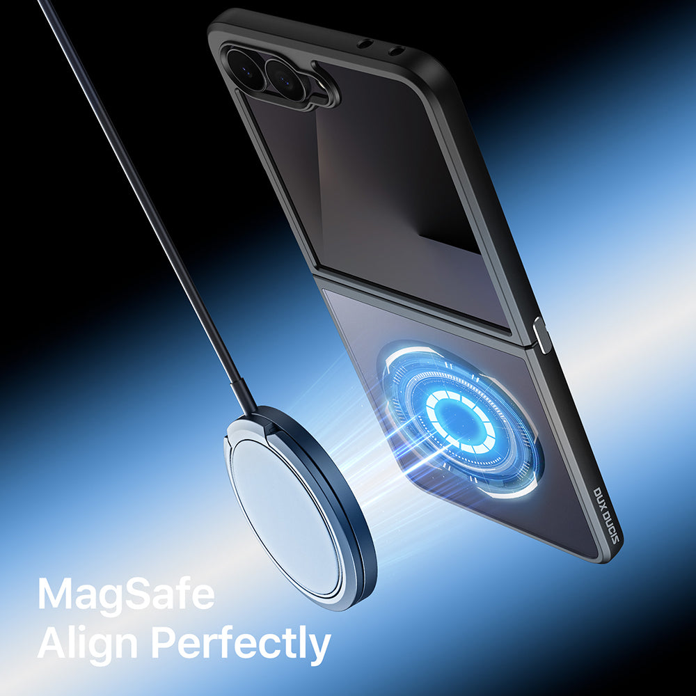 MagSafe-deksel for Samsung Galaxy Z Flip8 F776, DUX DUCIS, Aimo, Svart