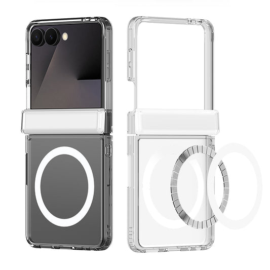 MagSafe-deksel for Samsung Galaxy Z Flip8 F776, DUX DUCIS, Klar, Transparent