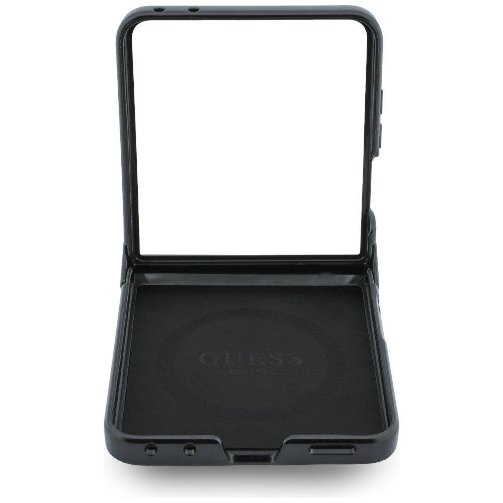 MagSafe-deksel for Samsung Galaxy Z Flip8 F776, Guess, 4G Leather Classic, Brun