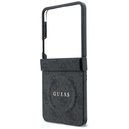MagSafe-deksel for Samsung Galaxy Z Flip8 F776, Guess, 4G Leather Classic, Svart