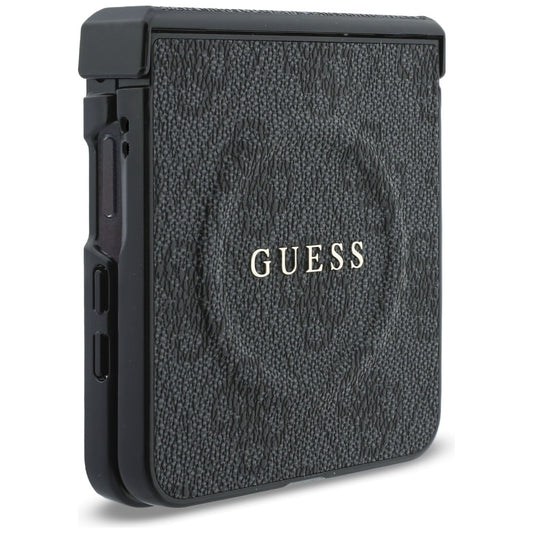 MagSafe-deksel for Samsung Galaxy Z Flip8 F776, Guess, 4G Leather Classic, Svart