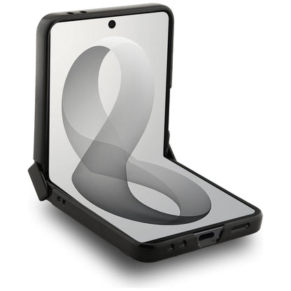 MagSafe-deksel for Samsung Galaxy Z Flip8 F776, Guess, 4G Leather Classic, Svart