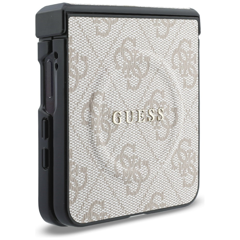 MagSafe-deksel for Samsung Galaxy Z Flip8 F776, Guess, 4G Leather Classic, Rosa