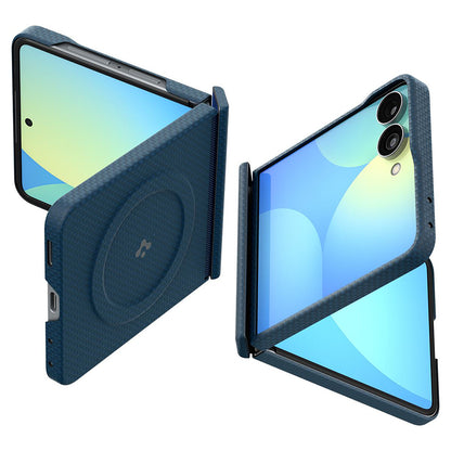 MagSafe-deksel for Samsung Galaxy Z Flip8 F776, Spigen, Air Skin, Marineblå ACS11514