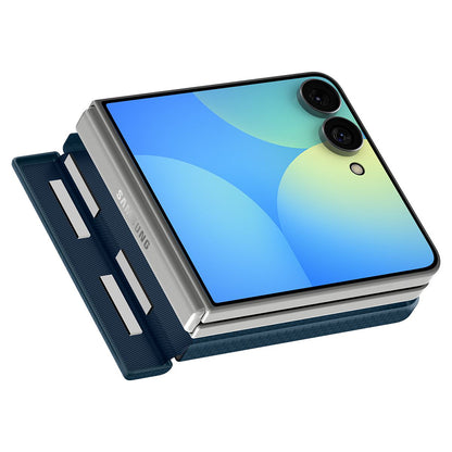 MagSafe-deksel for Samsung Galaxy Z Flip8 F776, Spigen, Air Skin, Marineblå ACS11514