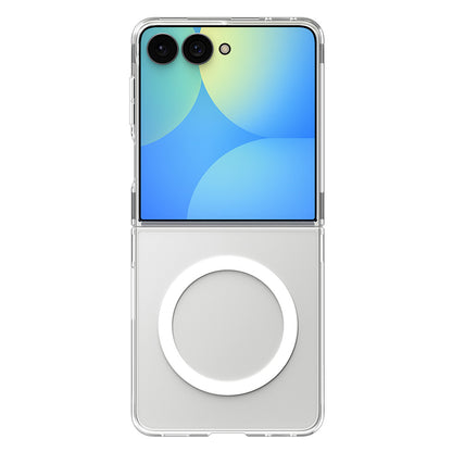 MagSafe-deksel for Samsung Galaxy Z Flip8 F776, Spigen, Air Skin, Transparent hvit ACS11521