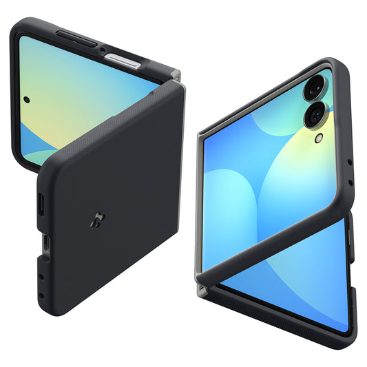 MagSafe-deksel for Samsung Galaxy Z Flip8 F776, Spigen, Caseology Nano Pop, svart ACS11523