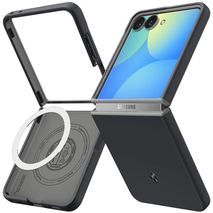 MagSafe-deksel for Samsung Galaxy Z Flip8 F776, Spigen, Caseology Nano Pop, svart ACS11523