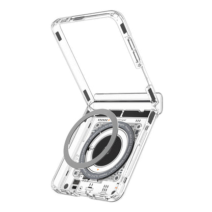 MagSafe-deksel for Samsung Galaxy Z Flip8 F776, Spigen, Ultra Hybrid Pro Neo One, Transparent ACS11525