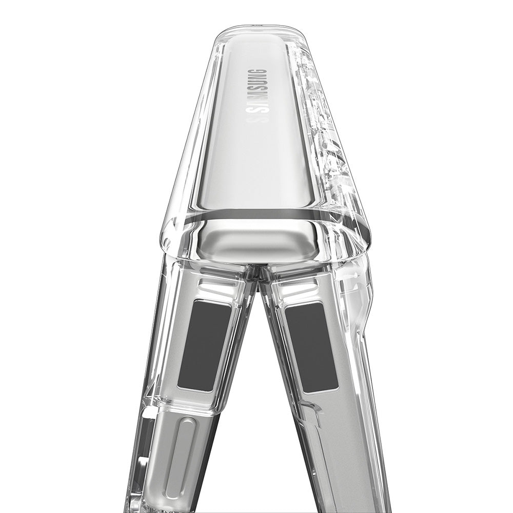 MagSafe-deksel for Samsung Galaxy Z Flip8 F776, Spigen, Ultra Hybrid Pro, Gjennomsiktig hvit ACS11524