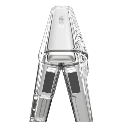 MagSafe-deksel for Samsung Galaxy Z Flip8 F776, Spigen, Ultra Hybrid Pro, Gjennomsiktig hvit ACS11524
