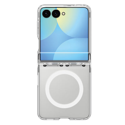 MagSafe-deksel for Samsung Galaxy Z Flip8 F776, Spigen, Ultra Hybrid Pro, Gjennomsiktig hvit ACS11524