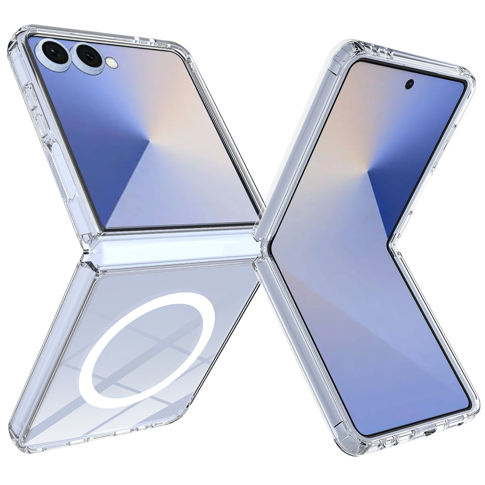 MagSafe-deksel for Samsung Galaxy Z Flip8 F776, Techsuit, Pro, Transparent