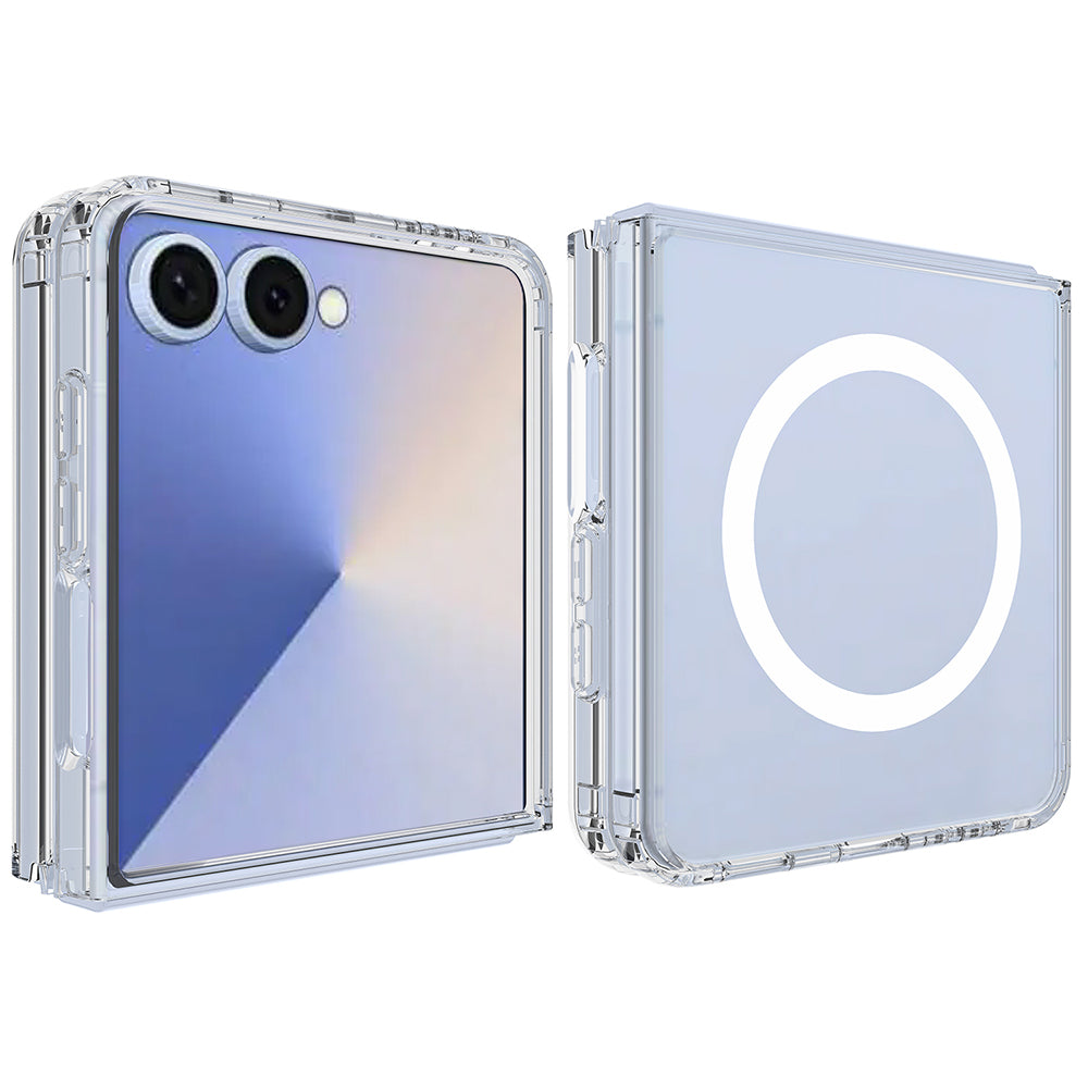 MagSafe-deksel for Samsung Galaxy Z Flip8 F776, Techsuit, Pro, Transparent