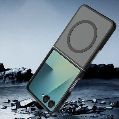 MagSafe-deksel for Samsung Galaxy Z Flip8 F776, Techsuit, PureFrost, Satinert svart