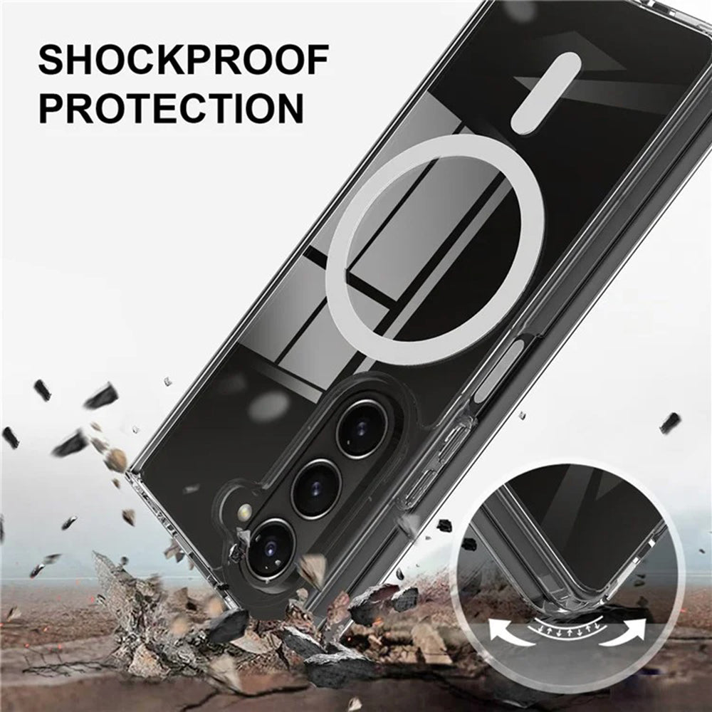 MagSafe-deksel for Samsung Galaxy Z Fold6 F956, Techsuit, Pro, Transparent