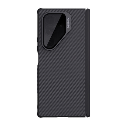 MagSafe-deksel for Samsung Galaxy Z Fold7 F966, Nillkin, CarboProp med gjennomsiktig svart linsebeskyttelse, svart
