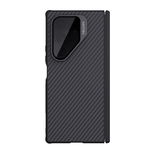 MagSafe-deksel for Samsung Galaxy Z Fold7 F966, Nillkin, CarboProp med gjennomsiktig svart linsebeskyttelse, svart