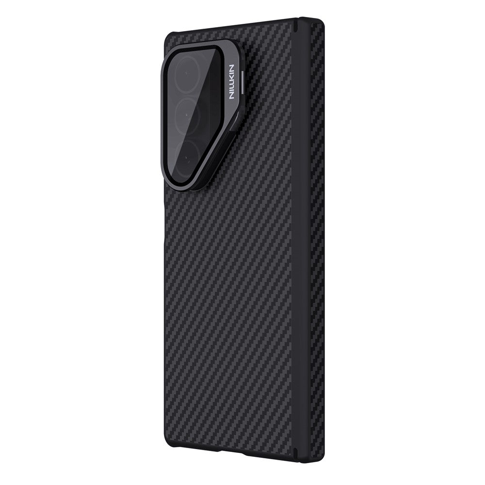 MagSafe-deksel for Samsung Galaxy Z Fold7 F966, Nillkin, CarboProp med gjennomsiktig svart linsebeskyttelse, svart