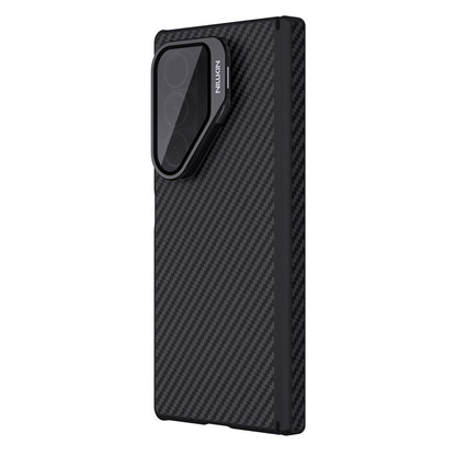 MagSafe-deksel for Samsung Galaxy Z Fold7 F966, Nillkin, CarboProp med gjennomsiktig svart linsebeskyttelse, svart