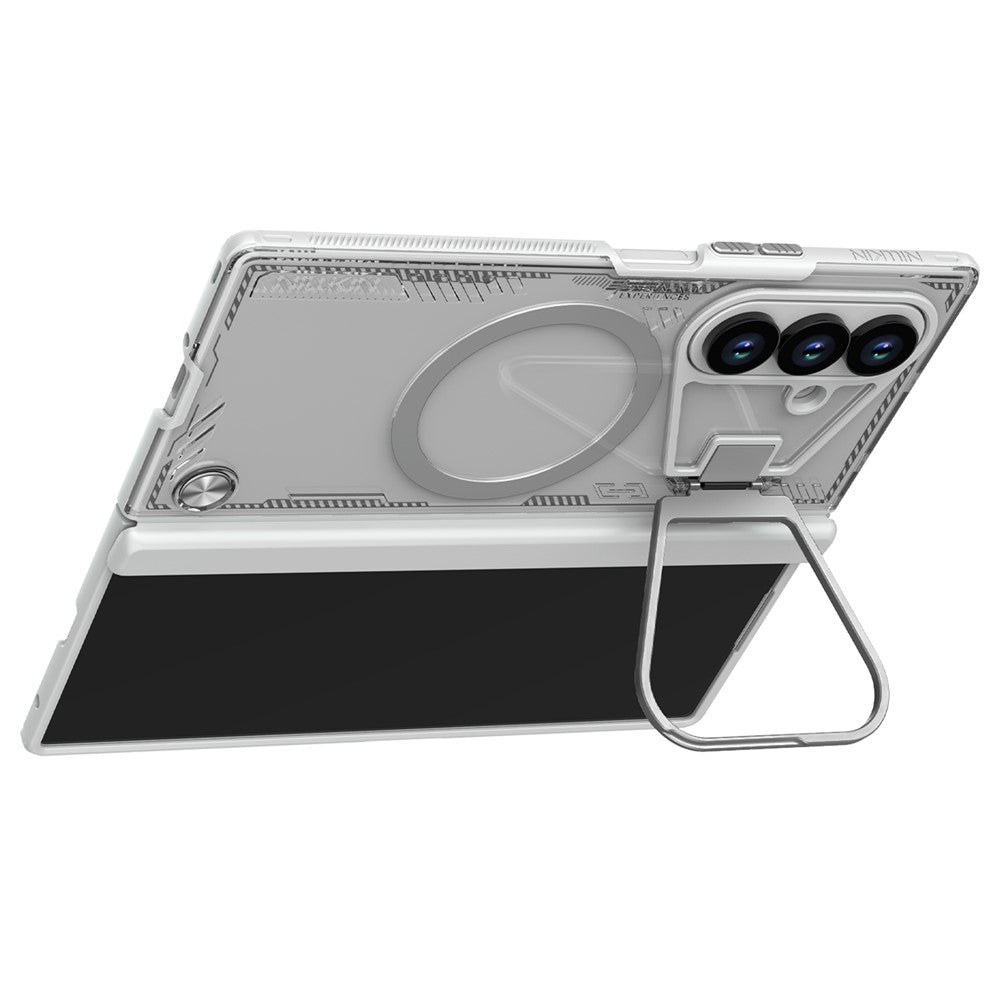 MagSafe-deksel for Samsung Galaxy Z Fold7 F966, Nillkin, Iceblade Prop med kamerautskjæring, grå