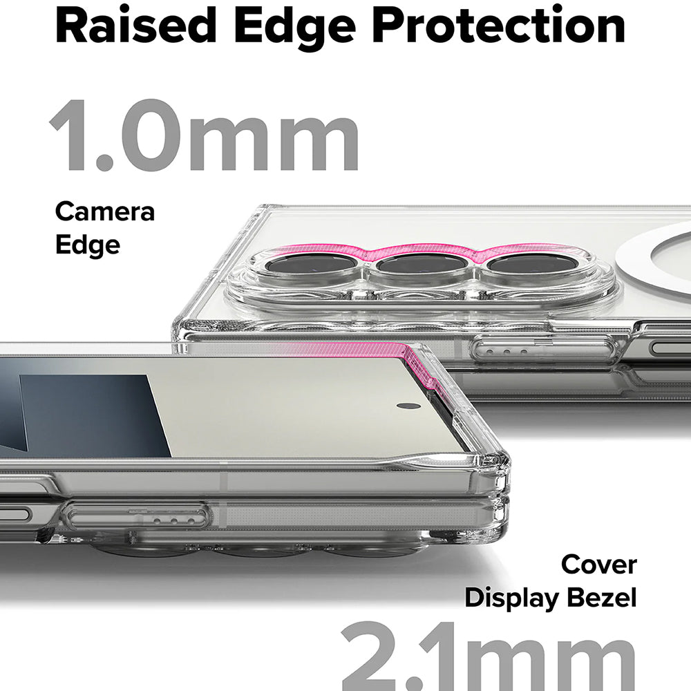MagSafe-deksel for Samsung Galaxy Z Fold7 F966, Ringke, Fusion, Transparent