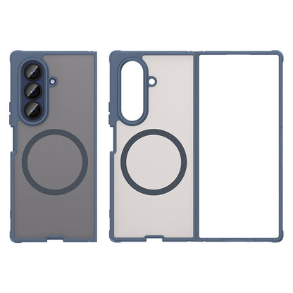 MagSafe-deksel for Samsung Galaxy Z Fold7 F966, Techsuit, HaloFrost II, Marineblå