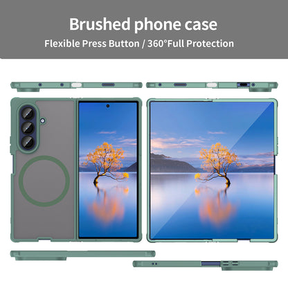 MagSafe-deksel for Samsung Galaxy Z Fold7 F966, Techsuit, HaloFrost II, Grønn