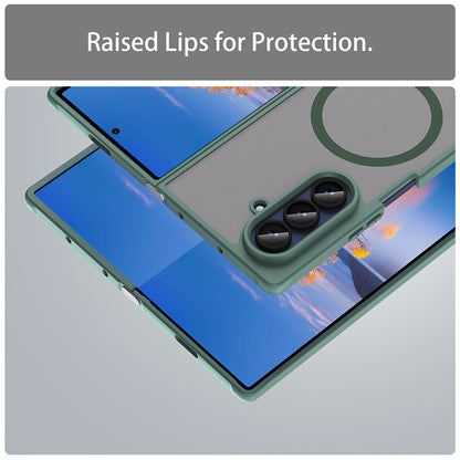 MagSafe-deksel for Samsung Galaxy Z Fold7 F966, Techsuit, HaloFrost II, Grønn