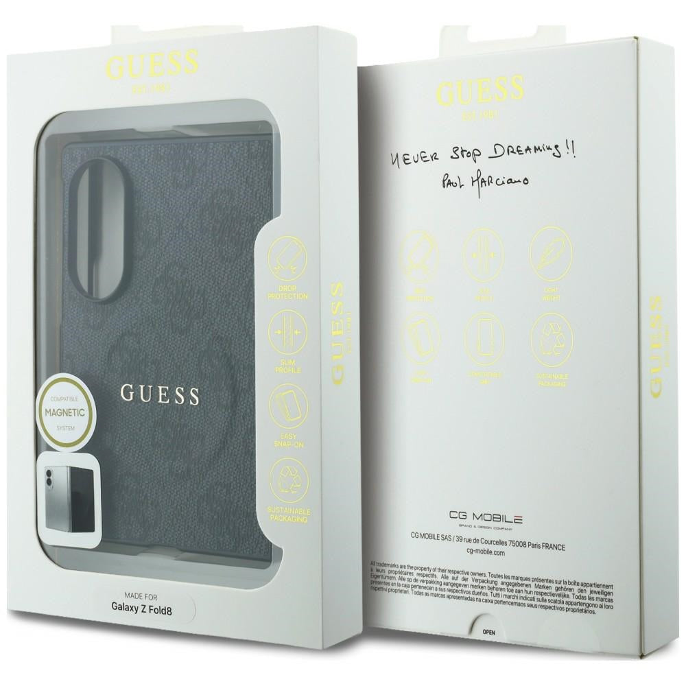 MagSafe-deksel for Samsung Galaxy Z Fold8 F971, Guess, 4G Leather Classic, Svart