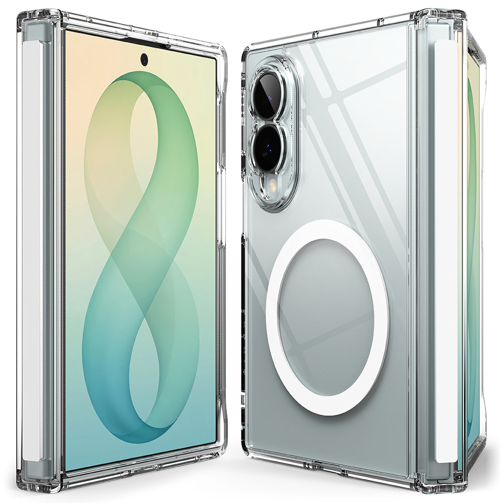MagSafe-deksel for Samsung Galaxy Z Fold8 F971, Ringke, Fusion Flap, Transparent