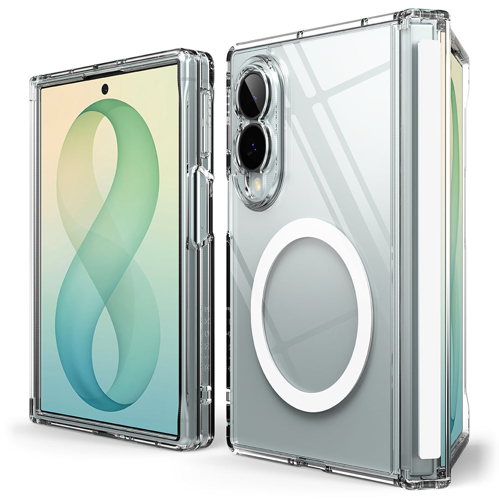 MagSafe-deksel for Samsung Galaxy Z Fold8 F971, Ringke, Fusion Flap, Transparent