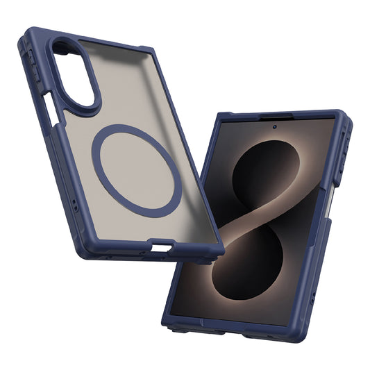 MagSafe-deksel for Samsung Galaxy Z Fold8 F971, Techsuit, HaloFrost II, Marineblå