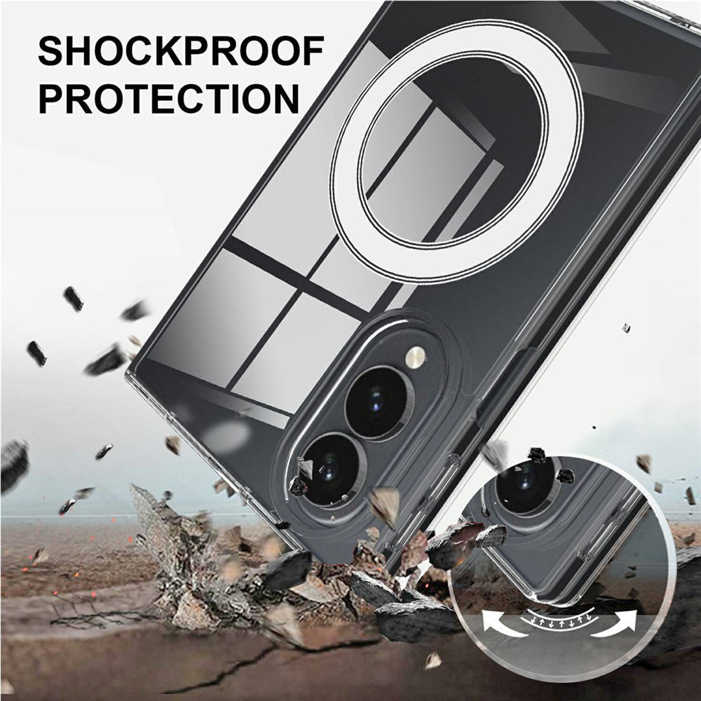 MagSafe-deksel for Samsung Galaxy Z Fold8 F971, Techsuit, Pro, Transparent