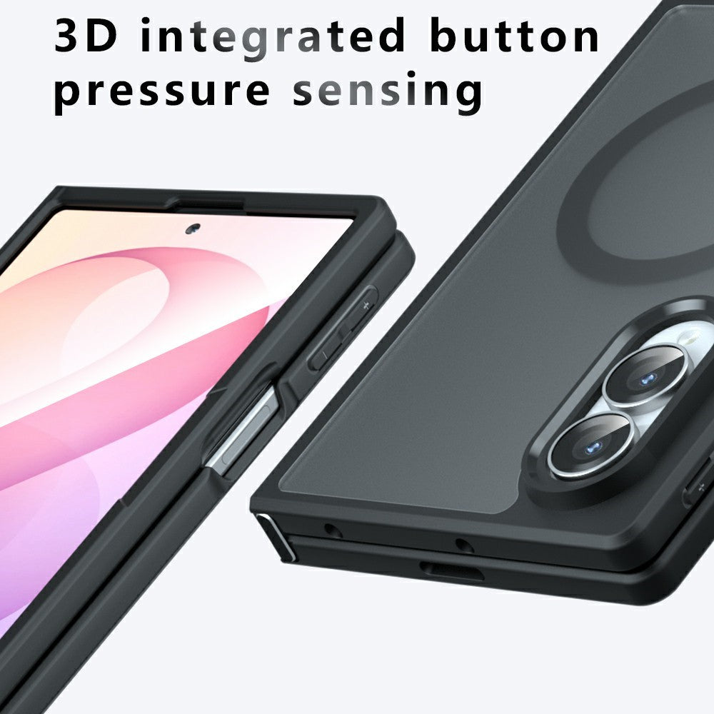 MagSafe-deksel for Samsung Galaxy Z Fold8 F971, Techsuit, PureFrost, Satinert svart