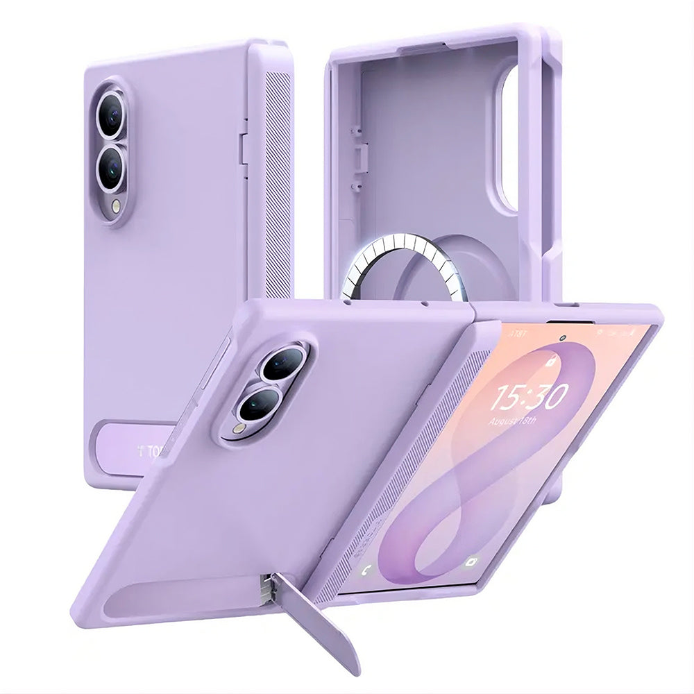 MagSafe-deksel for Samsung Galaxy Z Fold8 F971, Torras, Ostand L1 Guardian, Lys lilla
