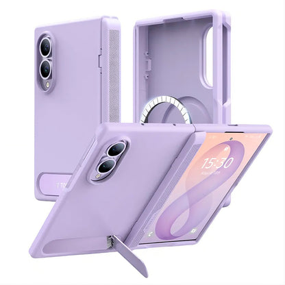MagSafe-deksel for Samsung Galaxy Z Fold8 F971, Torras, Ostand L1 Guardian, Lys lilla