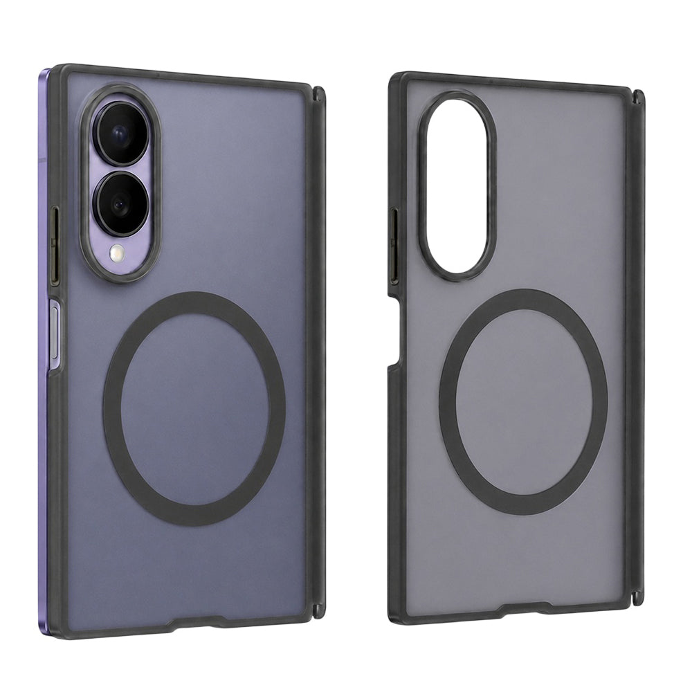 MagSafe-deksel for Samsung Galaxy Z Fold8 F976, Blueo, Skin Friendly Anti-Drop, Satinert svart
