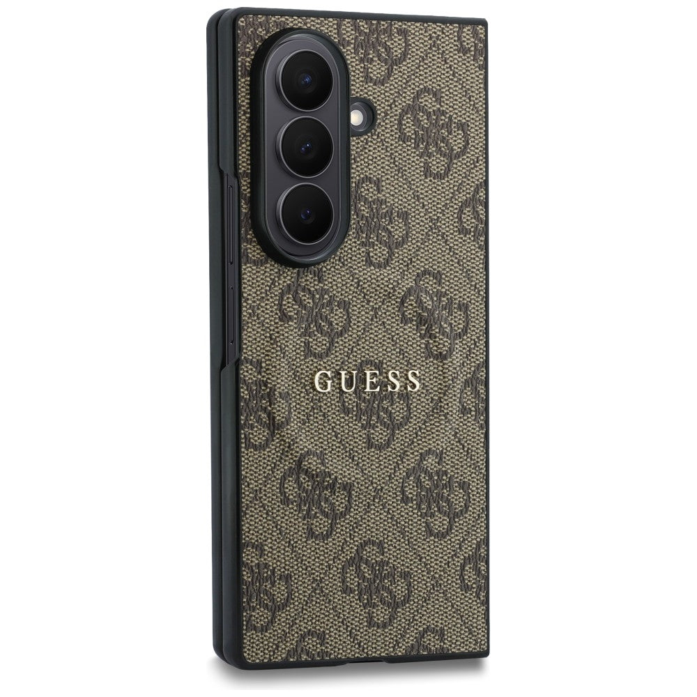 MagSafe-deksel for Samsung Galaxy Z Fold8 Ultra F976, Guess, 4G Leather Classic, Brun