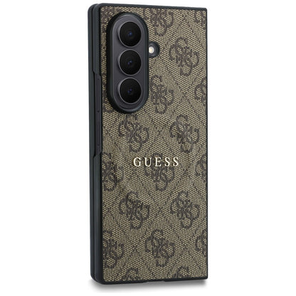MagSafe-deksel for Samsung Galaxy Z Fold8 Ultra F976, Guess, 4G Leather Classic, Brun