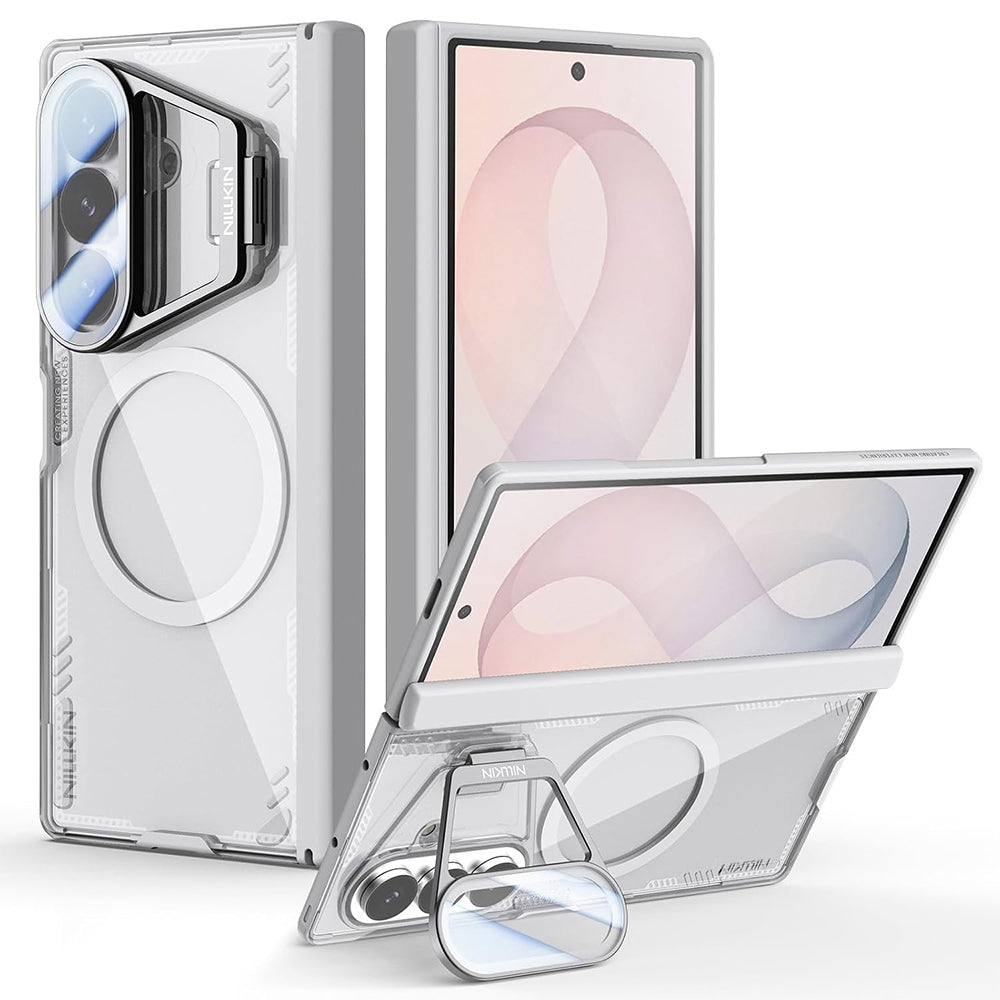 MagSafe-deksel for Samsung Galaxy Z Fold8 Ultra F976, Nillkin, Iceblade Prop med kamerautskjæring, grå