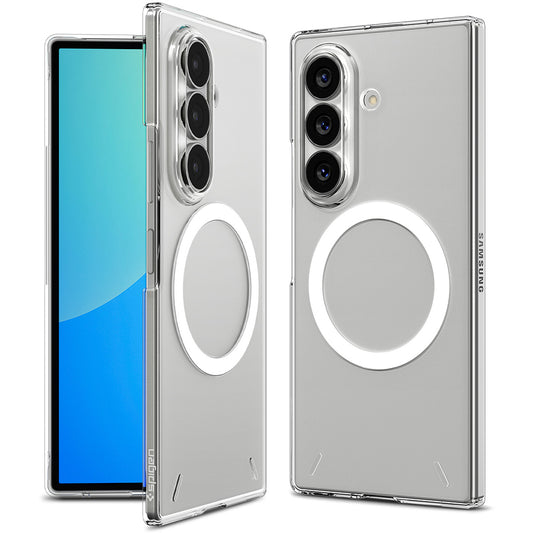 MagSafe-deksel for Samsung Galaxy Z Fold8 Ultra F976, Spigen, Air Skin, Transparent hvit ACS11505