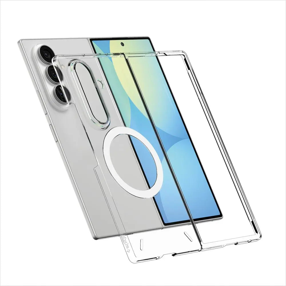 MagSafe-deksel for Samsung Galaxy Z Fold8 Ultra F976, Spigen, Air Skin, Transparent hvit ACS11505