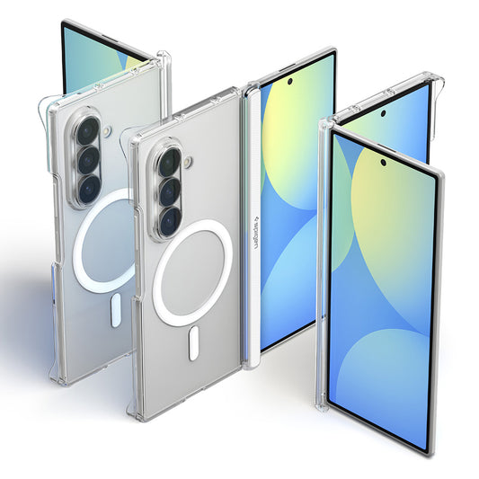 MagSafe-deksel for Samsung Galaxy Z Fold8 Ultra F976, Spigen, Air Skin Zero, Transparent Hvit ACS11495