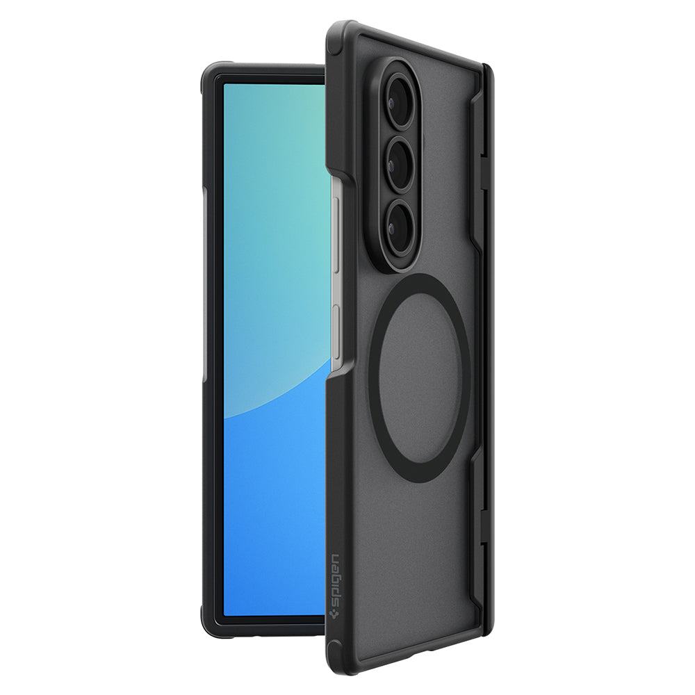 MagSafe-deksel for Samsung Galaxy Z Fold8 Ultra F976, Spigen, Ultra Hybrid Pro, Satinert svart ACS12102