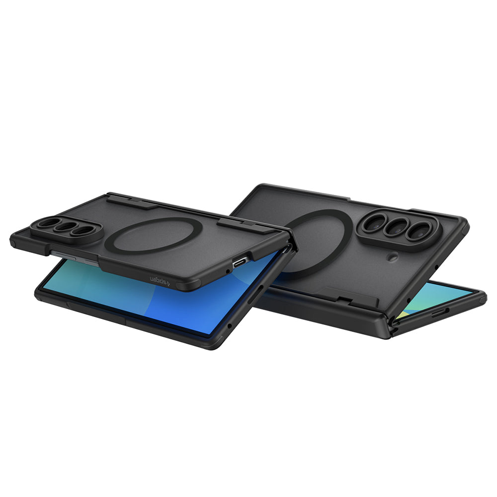 MagSafe-deksel for Samsung Galaxy Z Fold8 Ultra F976, Spigen, Ultra Hybrid Pro, Satinert svart ACS12102