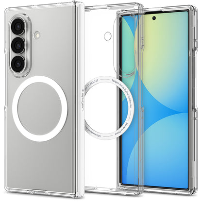 MagSafe-deksel for Samsung Galaxy Z Fold8 Ultra F976, Spigen, Ultra Hybrid Pro, Transparent hvit ACS11506